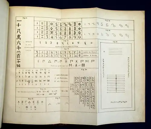 Cantor Mathematische Beiträge zum Kulturleben der Völker 1863 selten EA Or. js