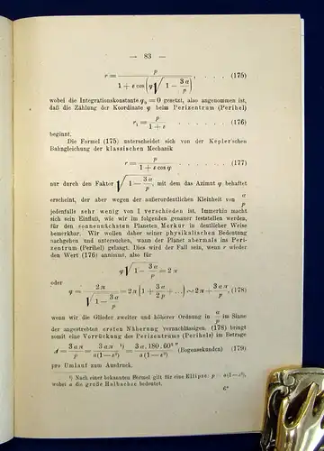 Bauer Mathematische Einführung in die Gravitationstheorie Einsteins 1922 mb