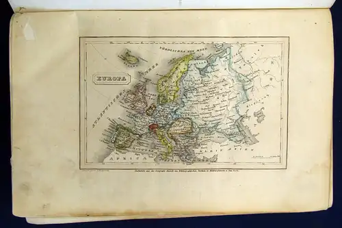 Reiser Die fünf Welttheile dargestellt in Bild u Wort 2 Bd um 1850 Geographie mb