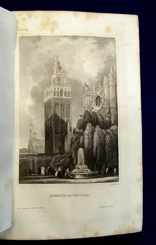 Reiser Die fünf Welttheile dargestellt in Bild u Wort 2 Bd um 1850 Geographie mb