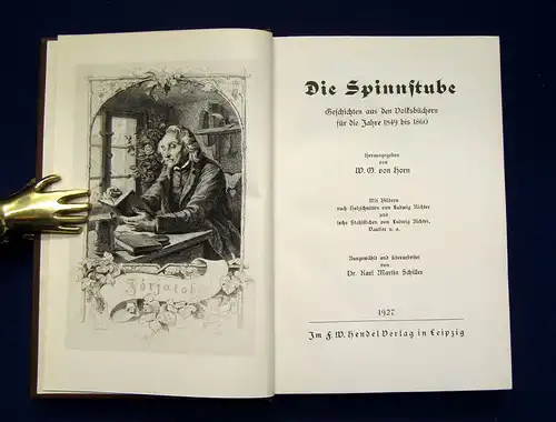 Horn Die Spinnstube Nachdruck 1927 Jahrgang 1849-1860 1-6 komplett  Literatur mb