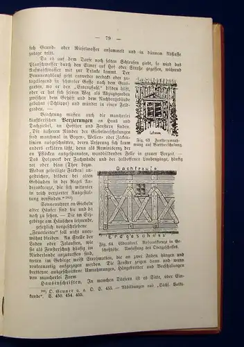 Benndorf Die sächsische Volkskunde als Lehrstoff in der Volksschule 1901 Sachsen