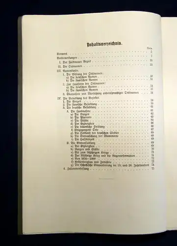 Schwarz, Gierach Studentendeutsches Ortsnamen- Buch um 1900 unaufgeschnitten js