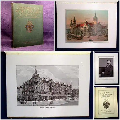 Chemnitz in Wort und Bild Festschrift zur Einweihung des Neuen Rathauses 1911 js