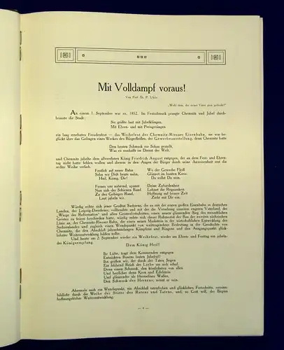 Chemnitz in Wort und Bild Festschrift zur Einweihung des Neuen Rathauses 1911 js