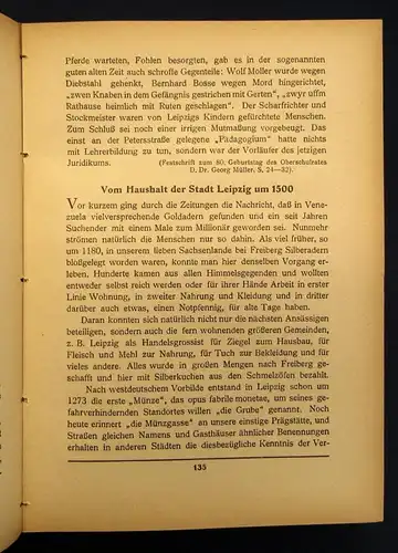 Krebs Aufsätze u. Urkunden zur Geschichte von Eutritzsch u. Umgebung 1900 js