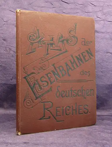 Seidel Atlas der Eisenbahnen des Deutschen Reiches 1859 23 politische Gebiete js