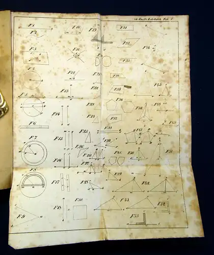 Gambs Leichtes Lehrbuch der Elementar-Mathematik 1839 Studium Wissen Technik mb