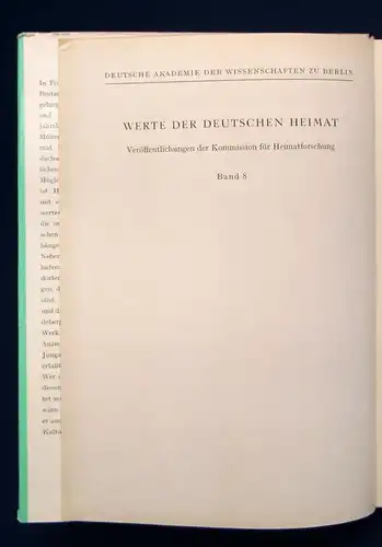 Werte der deutschen Heimat Zwischen Müglitz und Weisseritz Bd.8 1964 js