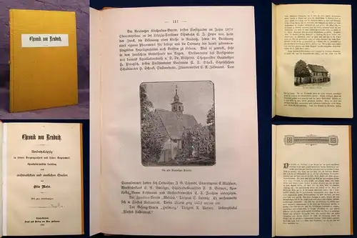 Moser Chronik der Stadt Reudnitz- Leipzig Vergangenheit und Gegenwart 1890 js