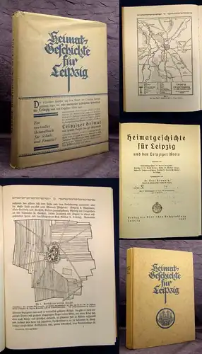 Reumuth Heimatgeschichte für Leipzig und den Leipziger Kreis 1927 Bildband js