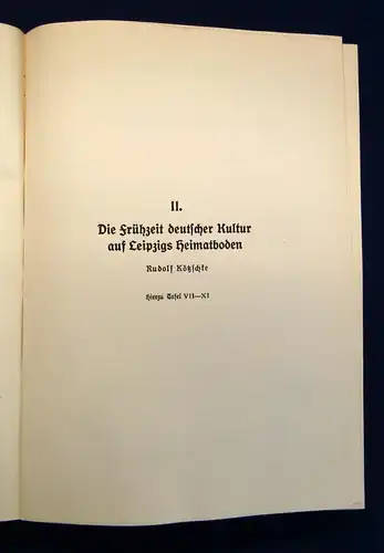 Reumuth Heimatgeschichte für Leipzig und den Leipziger Kreis 1927 Bildband js