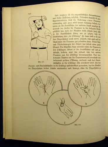 Fischer Das Wunderbuch der Zauberkunst 285 Bilder Tricks Anweisungen o.J. js