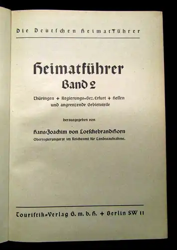 Löschebrand-Horn Heimatführer Band 2 o.J. um 1900 Routenführer Führer Guide mb