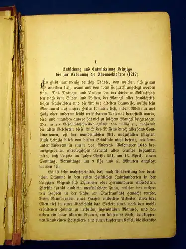 Moser Chronik der Stadt Leipzig und ihrer Umgebung 2 Bde. o.J. um 1900 mb