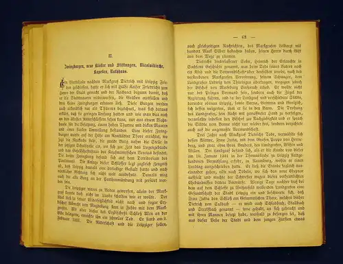 Moser Chronik der Stadt Leipzig und ihrer Umgebung 2 Bde. o.J. um 1900 mb