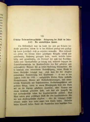 Moser Chronik der Stadt Leipzig und ihrer Umgebung 2 Bde. o.J. um 1900 mb