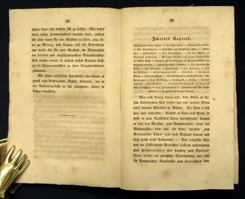 Stolle Das neue Leipzig nebst einer Kreuzthurminspiration über Dresden 1834 js