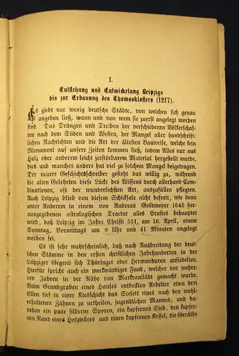 Moser Chronik der Stadt Leipzig und ihrer Umgebung 1877 komplett in 1 Band js