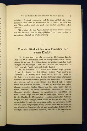 Wasservogel Klassiker der Naturwissenschaften 1.Bd. Julius Robert Mayer 1905 js