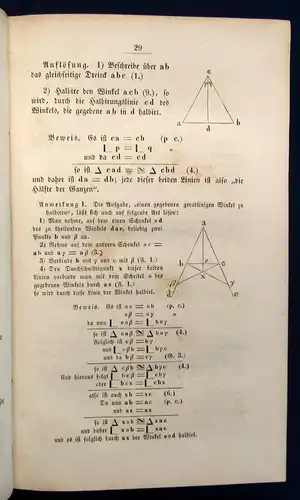 Unger Die Geormetrie des Euklid und des Wesen derselben erläutert 1851 js