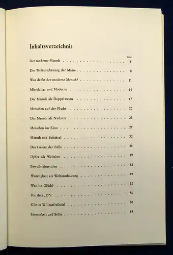 Altpeter Zeichen der Zeit Kritik am modernen Menschen 33 Aufsätze 1955 js