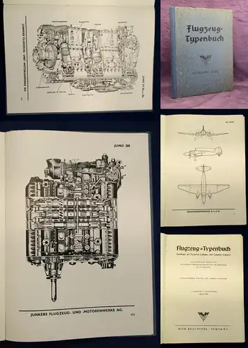 Schneider Flugzeug- Typenbuch Handbuch der Deutschen Luftfahrt 1944 Industrie js