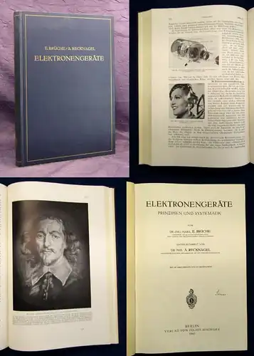 Reknagel Elektronengeräte Prinzipien und Systematik 1941 Bildband Technik js