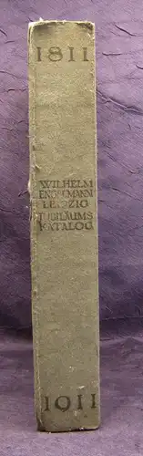 Jubiläums Katalog der Verlagsbuchhandlung Engelmann Leipzig 1911 Literatur js