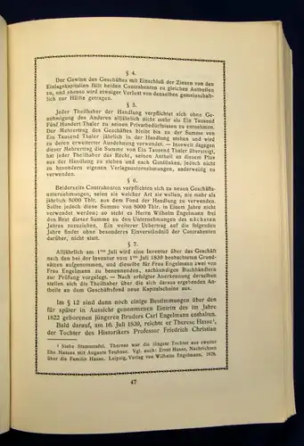 Jubiläums Katalog der Verlagsbuchhandlung Engelmann Leipzig 1911 Literatur js