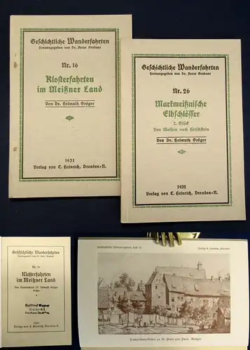 Dresdner Wanderfahrten Markmeißnische Elbschlösser 26 Meißner Land 16 1931/32 js