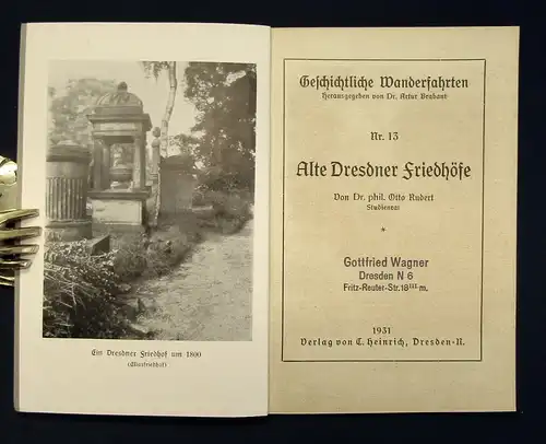 Dresdner Wanderfahrten Dresdner Friedhöfe 13 Pillnitzer Schloss 27 1931/32js