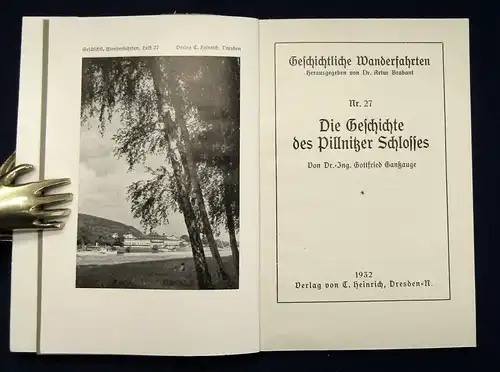 Dresdner Wanderfahrten Dresdner Friedhöfe 13 Pillnitzer Schloss 27 1931/32js