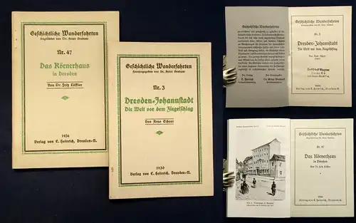 Dresdner Wanderfahrten Das Körnerhaus Nr. 47 Dresden-Johannstadt Nr.3 1936 js