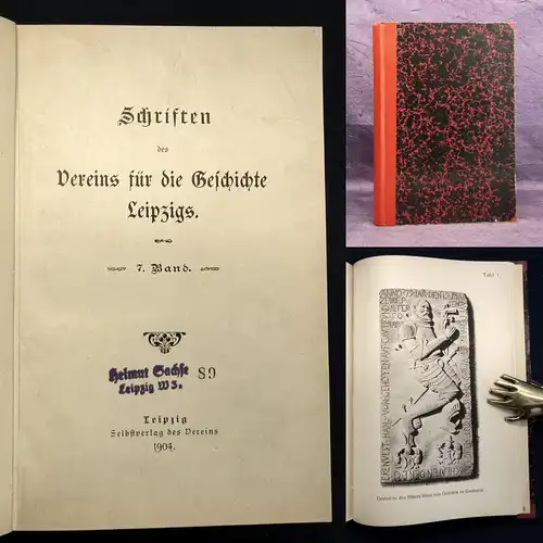 Schriften des Vereins für die Geschichte Leipzigs 7. Band 1904 Ortskunde js