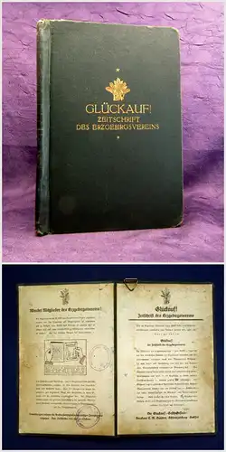 Klemmhefter Erzgebirgsverein Glückauf Zeitschrift d Erzgebirgsvereins um 1925 mb