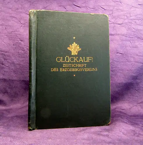 Klemmhefter Erzgebirgsverein Glückauf Zeitschrift d Erzgebirgsvereins um 1925 mb