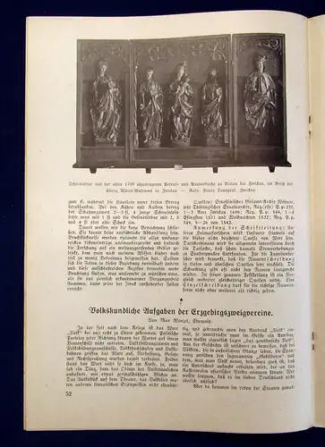 Fröbe Erzgebirgsverein Glückauf Zeitschrift d Erzgebirgsvereins  51. Jahrg.1931