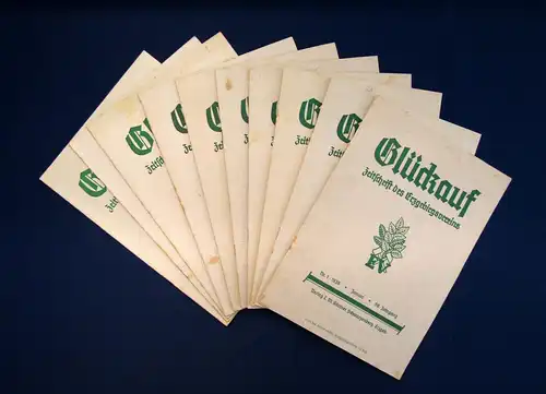 Erzgebirgsverein Glückauf Zeitschrift des Erzgebirgsvereins  59. Jahrg.1939 mb