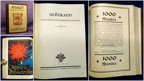 Erzgebirgsverein Glückauf Zeitschrift d Erzgebirgsvereins  46. Jahrg. 1926/27 mb
