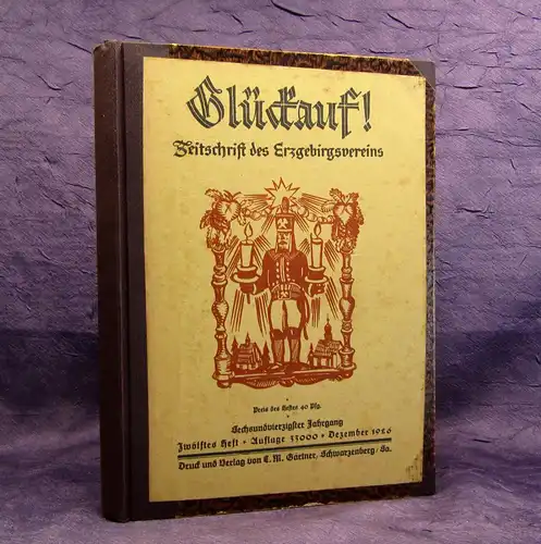 Erzgebirgsverein Glückauf Zeitschrift d Erzgebirgsvereins  46. Jahrg. 1926/27 mb