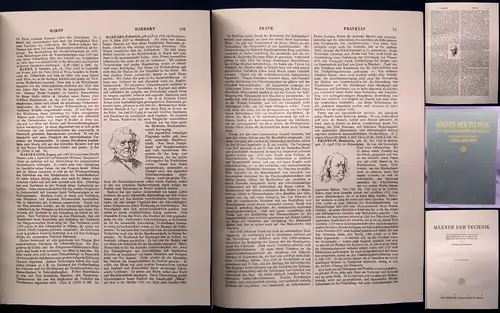 Matschoss Männer der Technik 1925 Biographisches Handbuch 106 Bildnisse js