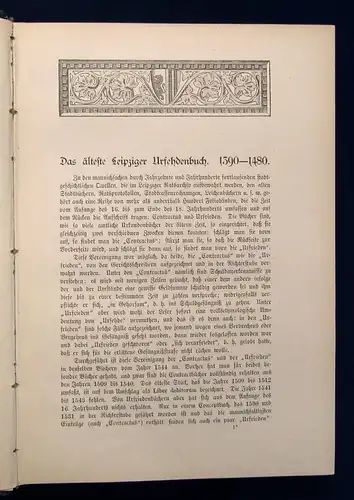 Wustmann Quellen zur Geschichte Leipzigs Aus dem Archiv 2 Bde. Bildband js
