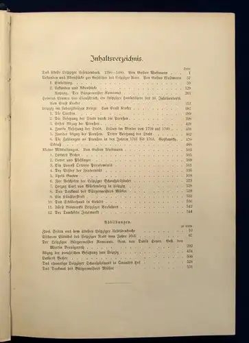 Wustmann Quellen zur Geschichte Leipzigs Aus dem Archiv 2 Bde. Bildband js