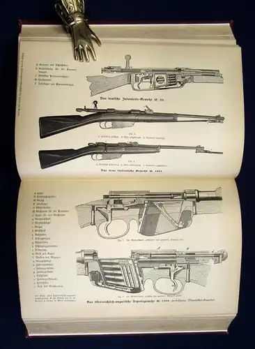Hartmann Kurzgefaßtes Militär-Hand-Wörterbuch für Armee und Marine 1896 mb