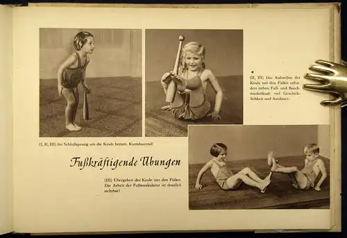 Kriesel Kinderturnen Eine Übungssammlung in Bildern 1955 Gymnastikgeräte js