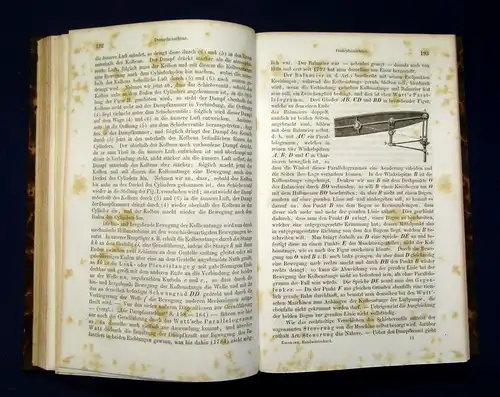 Emsmann Physikalisches Handwörterbuch Hilfsbuch füe Jedermann 1865 2 Bde mb
