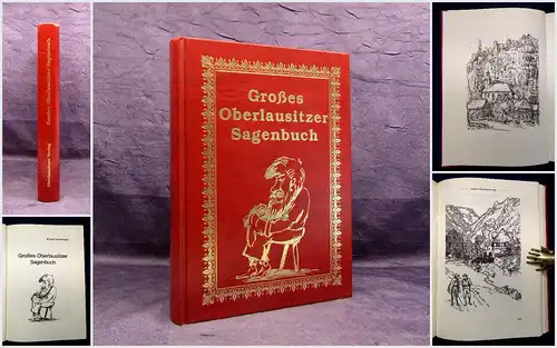 Nürnberger Großes Oberlausitzer Sagenbuch 1998 Märchen Sagenwesen Zittau mb