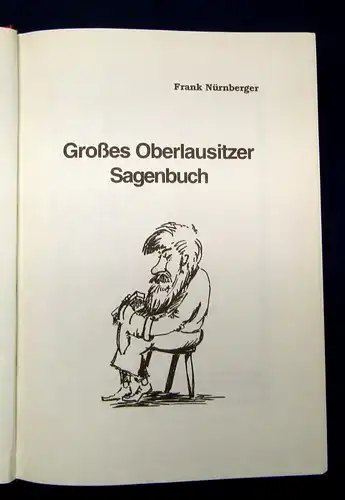 Nürnberger Großes Oberlausitzer Sagenbuch 1998 Märchen Sagenwesen Zittau mb