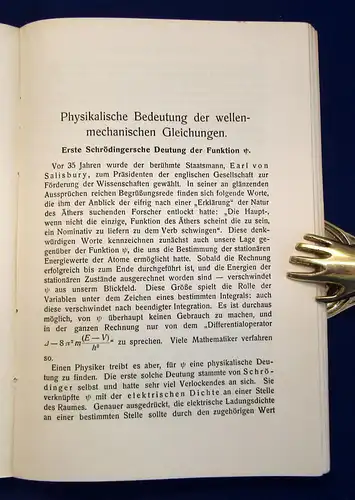 Darrow Elementare Einführung in die Wellenmechanik 1932 Mechanik Physik mb